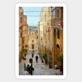 Old Street, Valletta, Malta Sticker